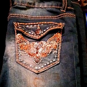 Size 12 Girls vanilla star jeans